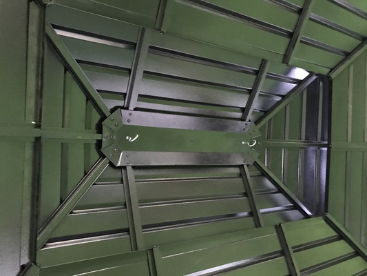 Полиэстерная боковая оболочка 3X3.65X2.75M Двойной верх алюминиевой трубы беседки для садовой вечеринки