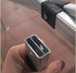 Наружная мебель Алюминиевая складная палатка с алюминиевой рамой и москитной сеткой